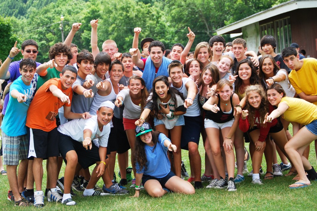 School teen muscle group